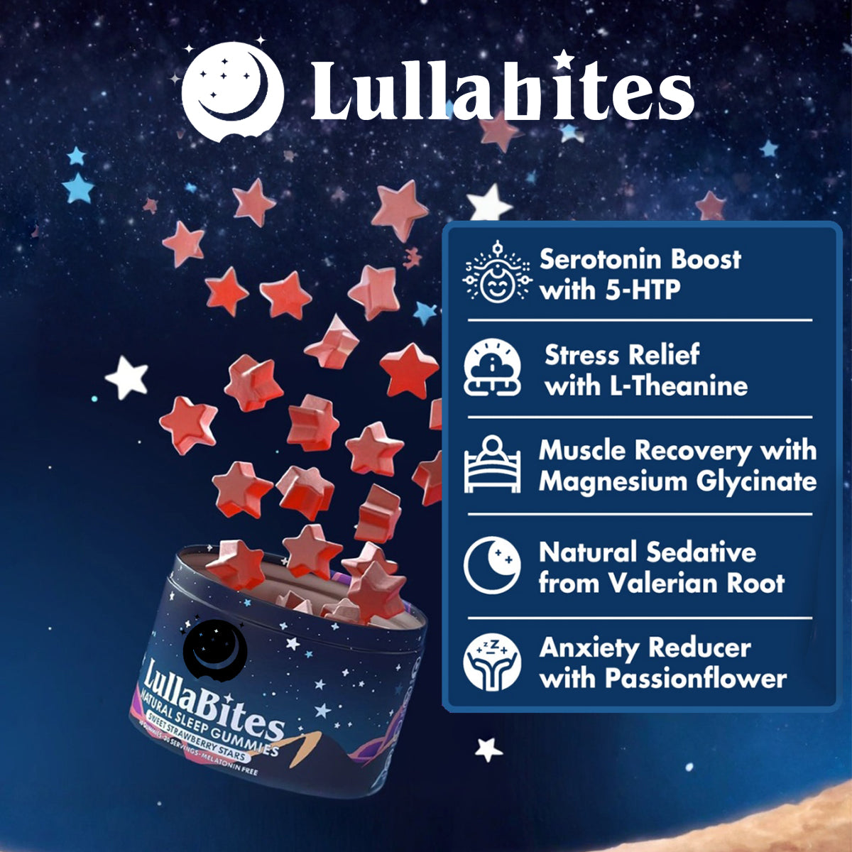 Lulabites Natural Sleep Gummies